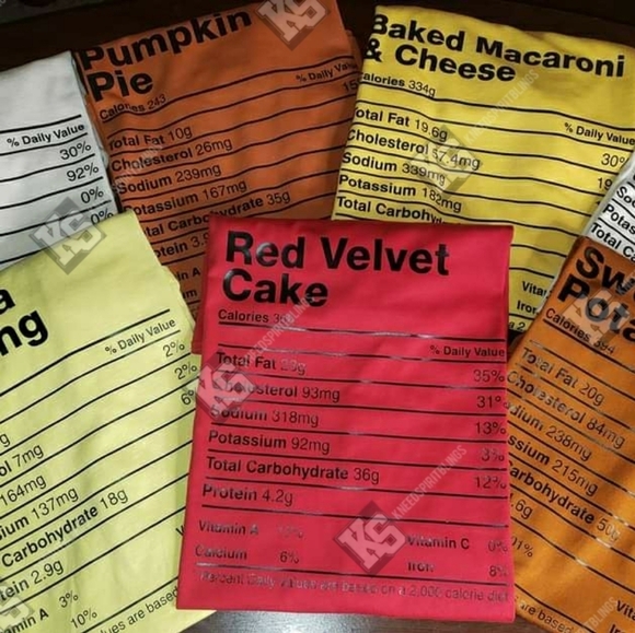 Food Nutritional Facts Tee 1 - Picture 5 of 6